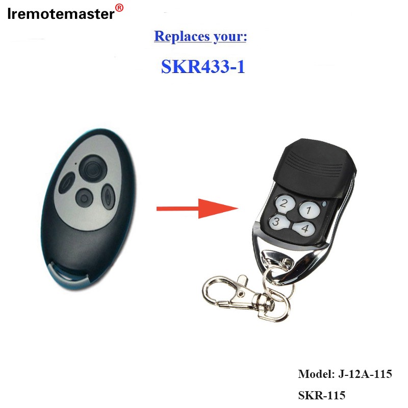 สำหรับ SKR433-3 ประตูโรงรถเปลี่ยนรีโมทคอนโทรลรหัสกลิ้ง 433,92mhz